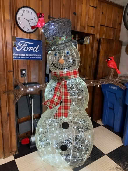 Photo of free Outdoor snowman decoration (large) (North Dearborn Heights) #1