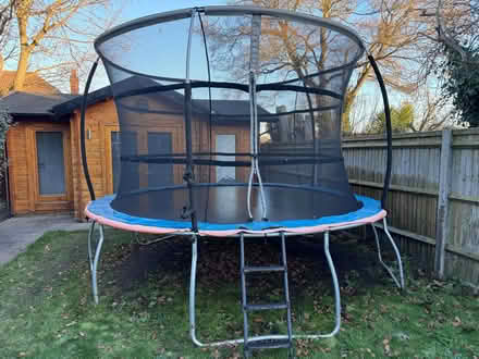 Photo of free 12ft trampoline with enclosure (Fareham PO16) #1