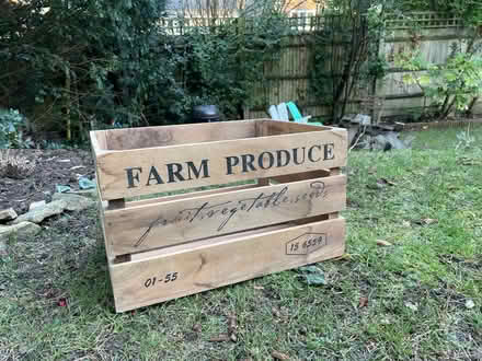 Photo of free Wooden storage crate (Guildford GU1) #1