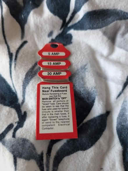 Photo of free Fuse wire (Cawston CV22) #1