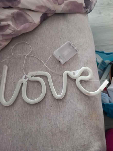 Photo of free Wall mounted battery light up decoration spelling LOVE (Tilehurst RG30) #1