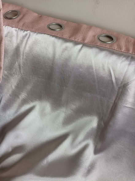 Photo of free Pink eyelet lined curtains (Upholland WN8) #2