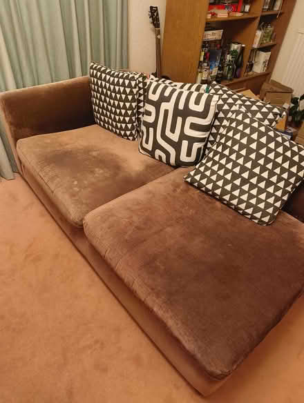 Photo of free Brown sofa (Cotteridge B30) #1