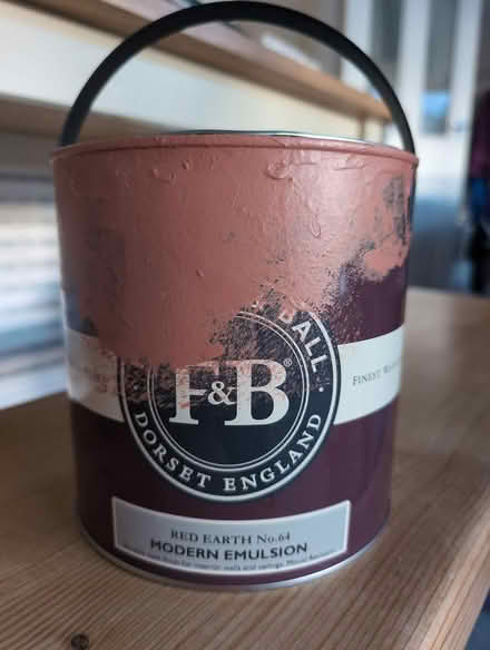 Photo of free Farrow & Ball 2.5L Red Earth - half (BR6) #1