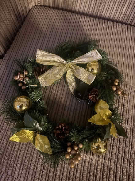 Photo of free Christmas wreath with lights (Swindon SN2) #1