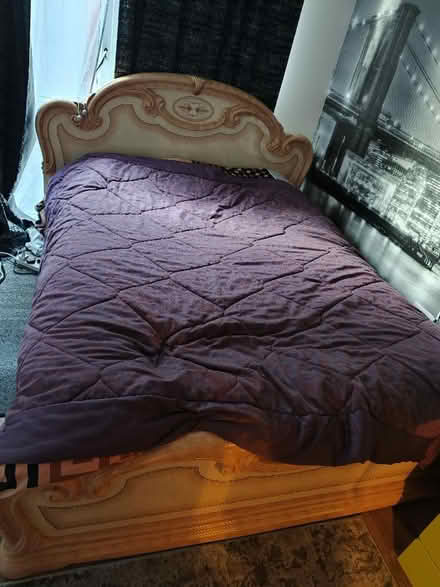 Photo of free King size bed with mattress (Woolwich SE18) #1