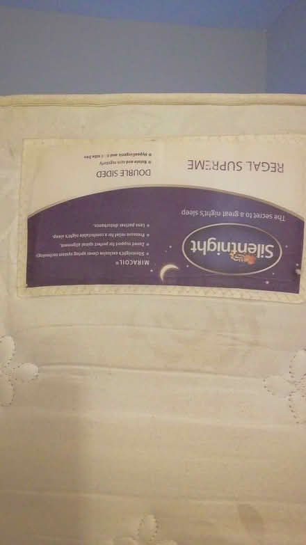 Photo of free single mattress approx 3 x 6 (Rochford SS4) #2