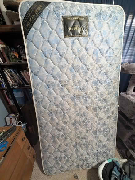 Photo of free Twin Wooden Bed + 2 Mattress (North Eastern Torrance) #2