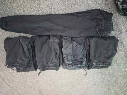 Photo of free Medium black jogging bottoms (Chester CH2) #1