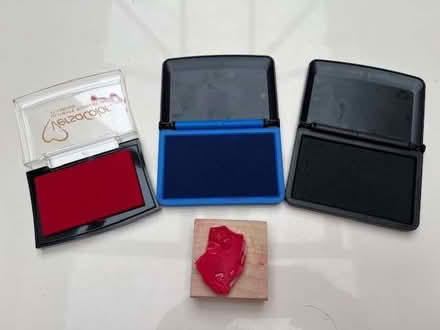 Photo of free Reindeer stamp & ink pads (Cambridge GL2) #1