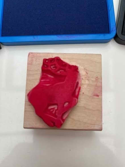 Photo of free Reindeer stamp & ink pads (Cambridge GL2) #2