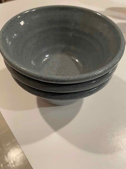 Photo of free 3 gray ceramic bowls (West Plano) #1