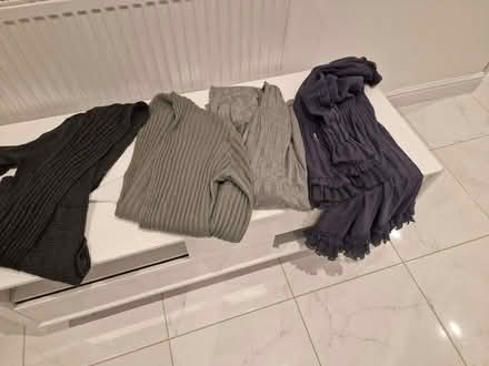 Photo of free 4 ladies cardigans grey size 14 (Woodend SK9) #1
