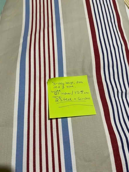 Photo of free Material very long piece. 61 inches wide x 23 feet 6 inches. (Palmers Green N14) #3