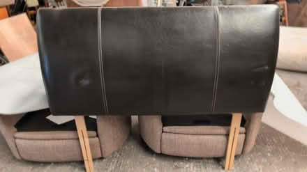 Photo of free bed headboard - double (Shaw Mills) #1