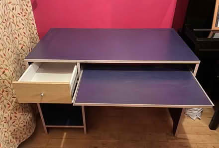 Photo of free Ikea student’s desk. Blue robin model. (Ham TW10) #2