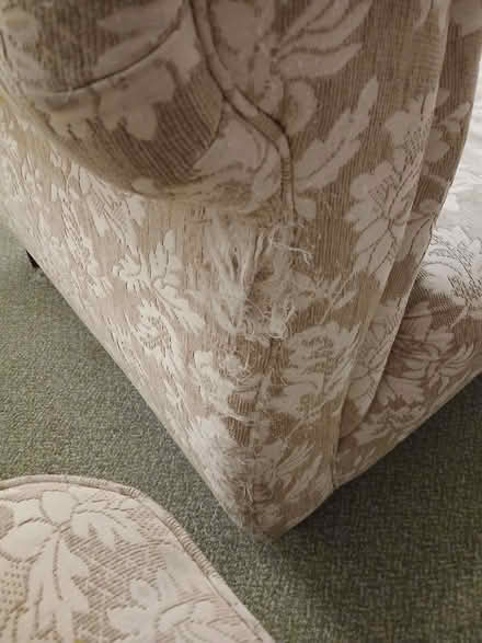 Photo of free 3 seater sofa ,armchair & pouffe (Porthill ST5) #2