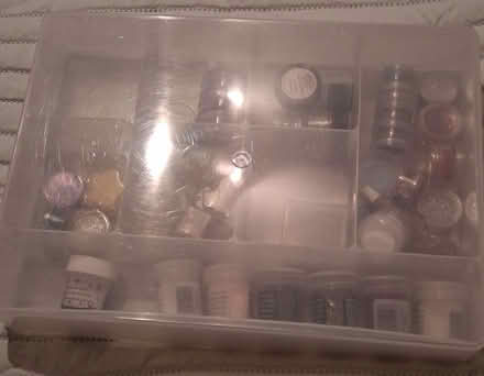 Photo of free Embossing Powders and Glitter In A4 Storage Box. (TN23) #4
