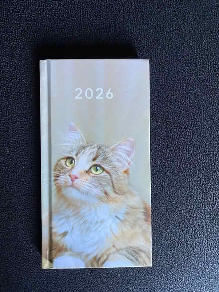 Photo of free 2026 cat pocket diary (Woodseats S8) #1
