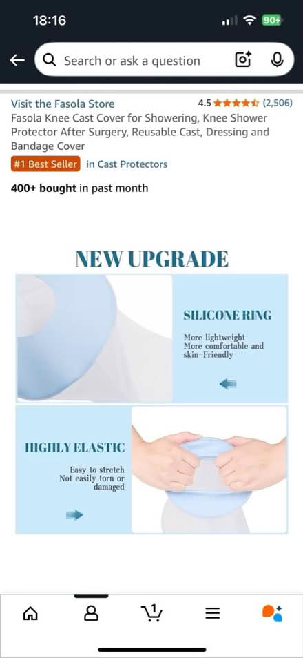 Photo of free Knee/leg cover for shower (SW4) #4