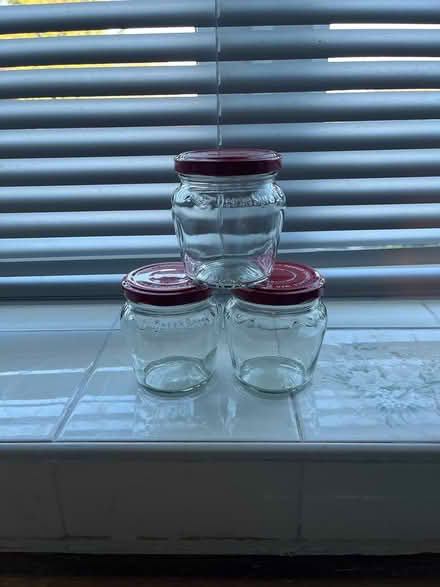 Photo of free 3 small glass jars with lids (Binley, Coventry) #1