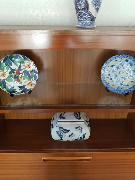 Photo of free Large wood cabinets/display units x 3 (Ormskirk L39) #4