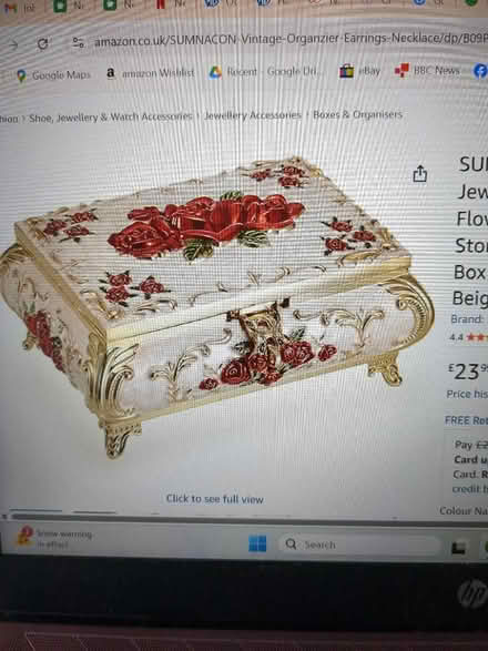 Photo of Ornate box, looking like a music box (Saltney CH4) #1