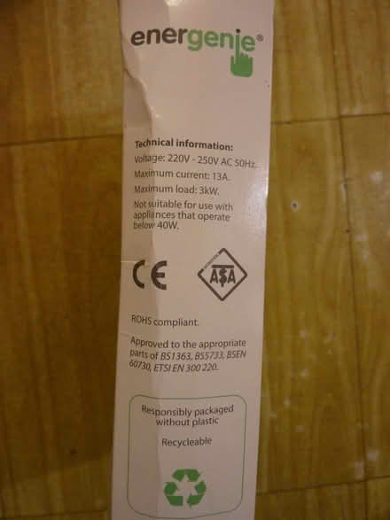 Photo of free Automatic standby shutdown device (Purley CR8) #2