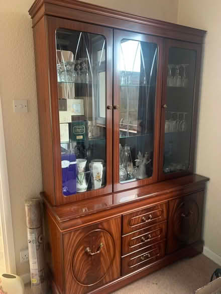 Photo of free Walnut coloured Wall Unit (Frome Somerset BA11) #1