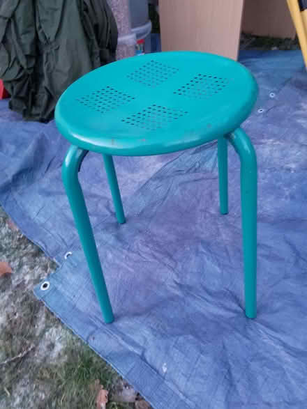 Photo of free Green Metal stool (GU16) #1