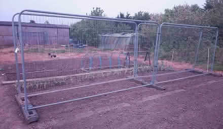 Photo of Heras fencing panel and two ‘foot blocks’ (Saltdean BN2) #1