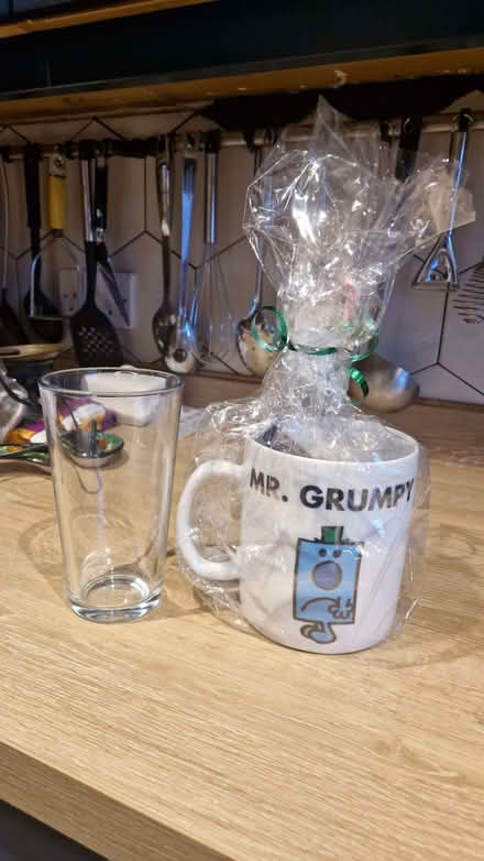 Photo of free Large Mr Grumpy mug (Stone Cross BN23) #1