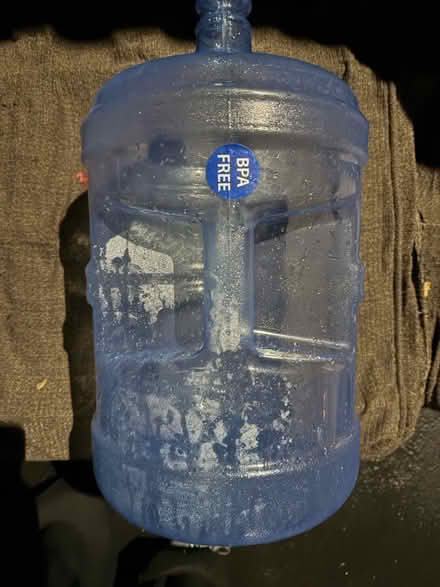Photo of free BPA-free 5-gal water jug, no cap (Valencia Avenue, Sunnyvale) #1