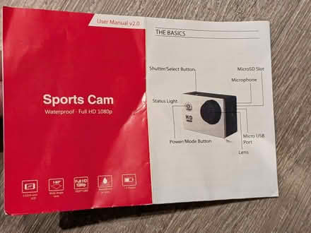 Photo of free Mini action cam and accessories (CV37 Stratford upon Avon) #1