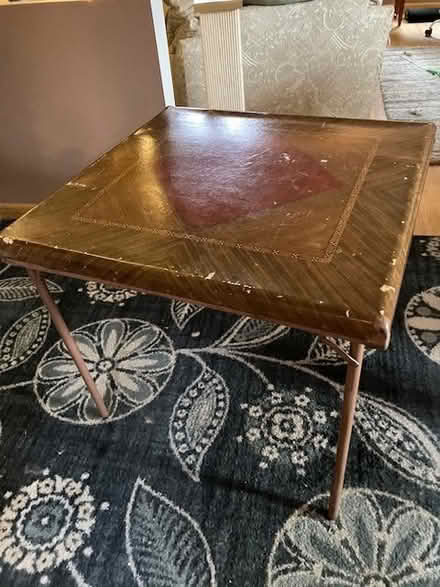 Photo of free Very old card table (Lake Forest Park) #2