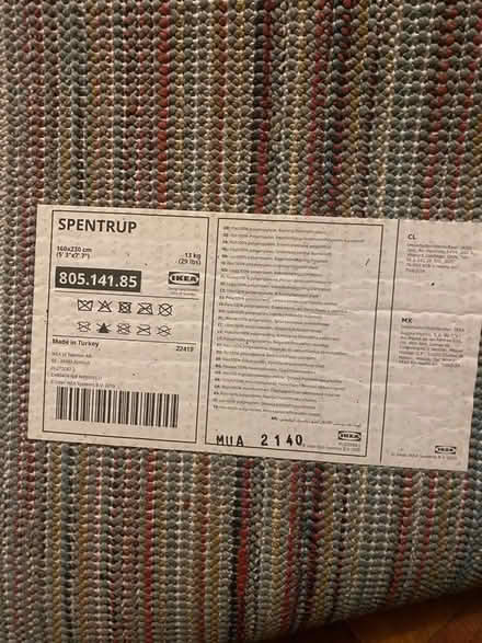 Photo of free IKEA Rug (Jordanhill G14) #4