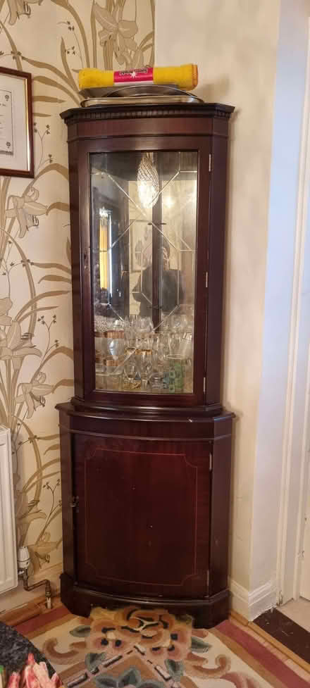 Photo of free Reproduction Antique corner Cabinet (Ravensbourne BR1) #1