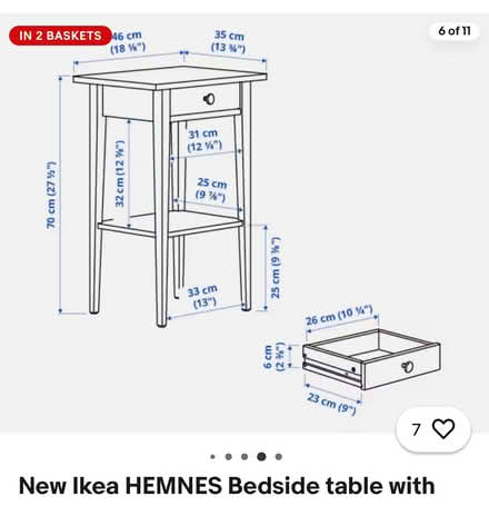 Photo of free Side Table (Dundrum Dublin) #3