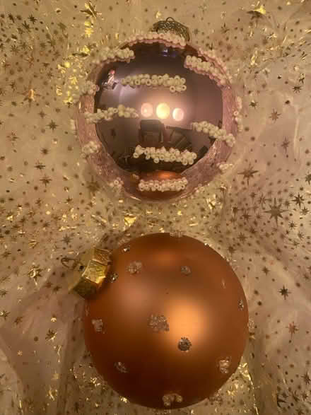 Photo of free Christmas baubles x2 (Horton Heath SO50) #2