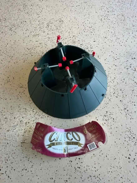 Photo of free Christmas tree stand (Cranbury) #2