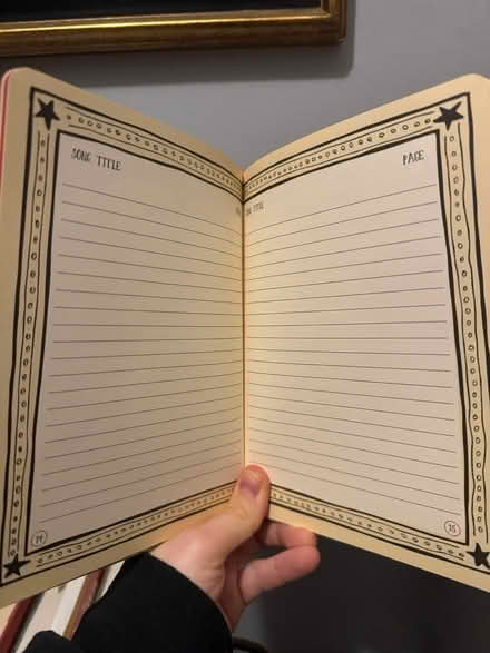 Photo of free Songwriter’s Book (Corktown Detroit) #2