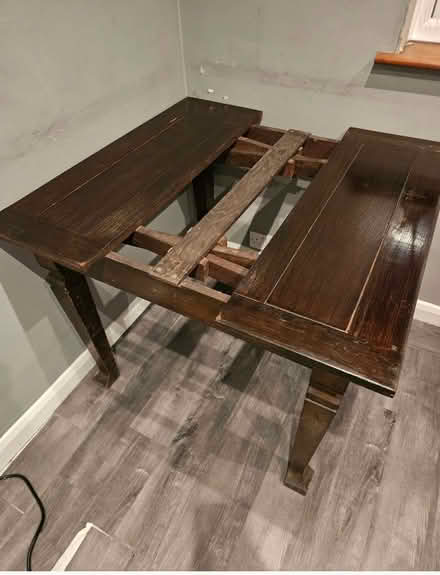 Photo of free Antique wooden table (Foots Cray DA14) #2