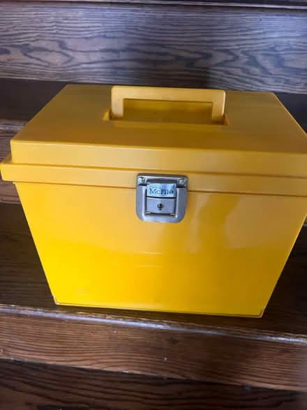 Photo of free Plastic file box (S Downers Grove) #1