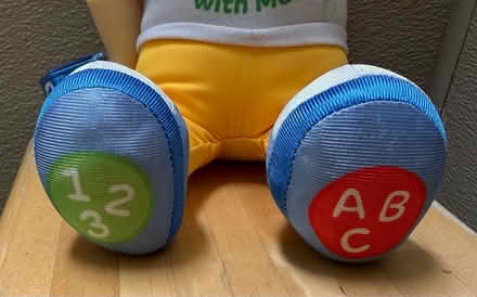 Photo of free Battery-operated doll, arm missing (Valencia Avenue, Sunnyvale) #4