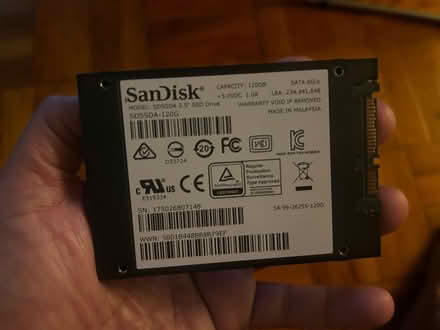 Photo of free 120GB SATA SSD Drive (Upper East Side) #2