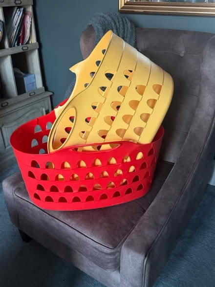 Photo of free Laundry Baskets Large x2- Plastic (Woodside SE25) #1