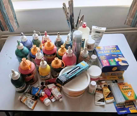 Photo of free disused artists materials, acrylic (ballinteer D16) #1