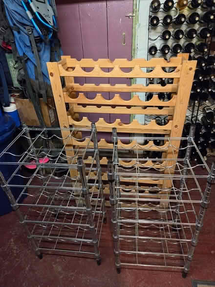 Photo of free wine racks (Pittsburgh northside) #1