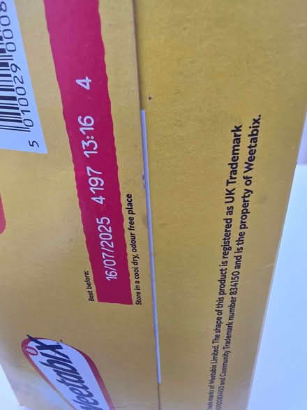 Photo of free Opened family box of Weetabix (Chingford Mount E4) #3
