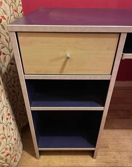 Photo of free Ikea student’s desk. Blue robin model. (Ham TW10) #3